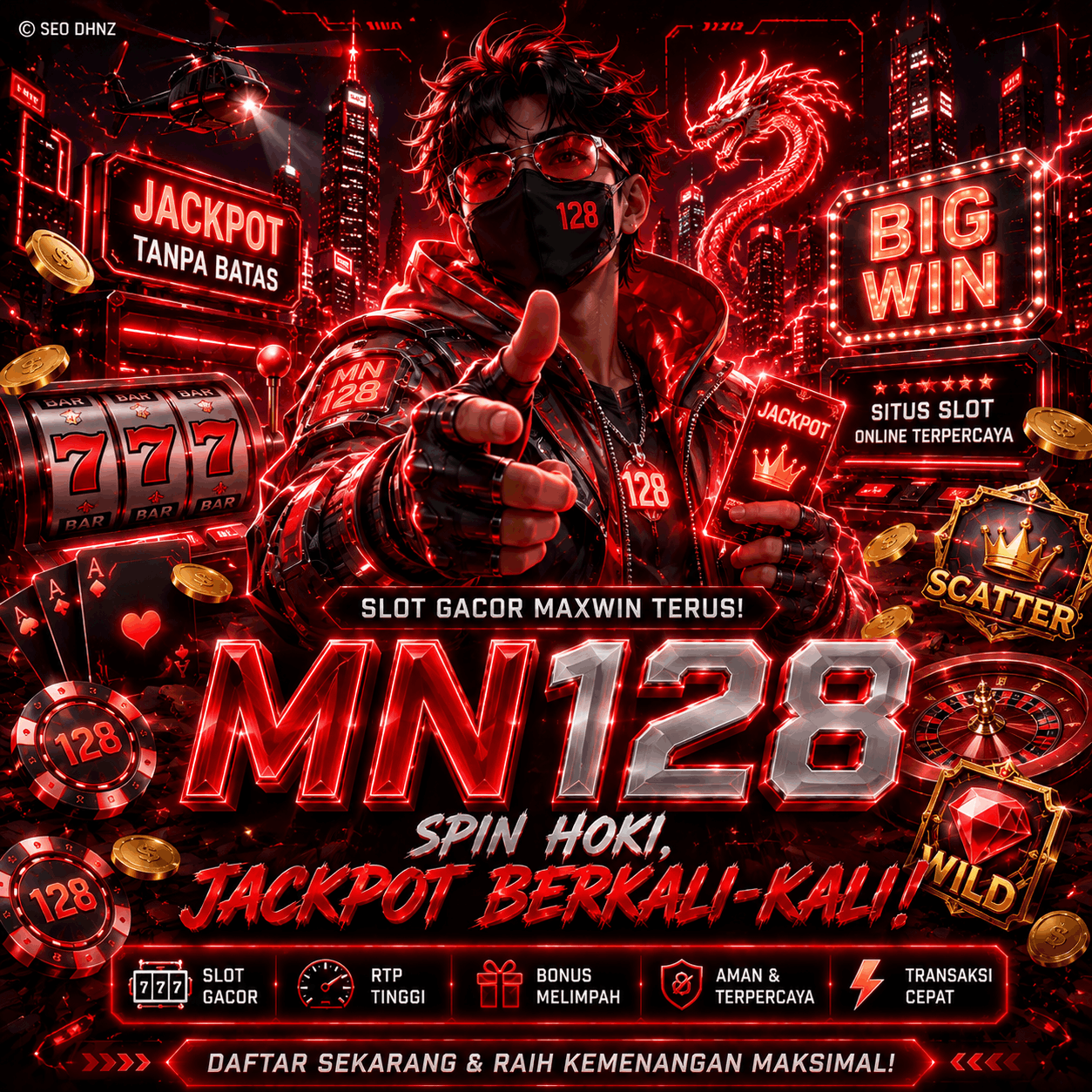 Banner MN128 Cyber Red